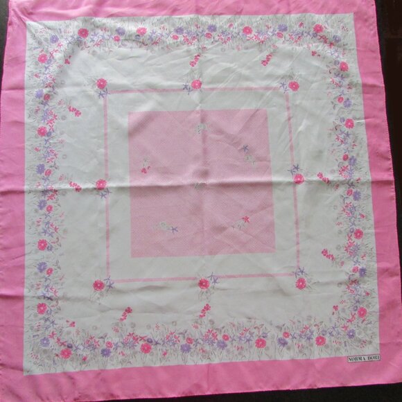 Norma Dori Vintage Pink Scarf - Picture 7 of 7